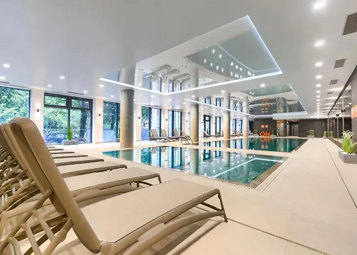 Апартаменты Fenomen - Horizon, Nadmorskie Tarasy Free Parking, Swimming Pool, Sauna And Other! Колобжег